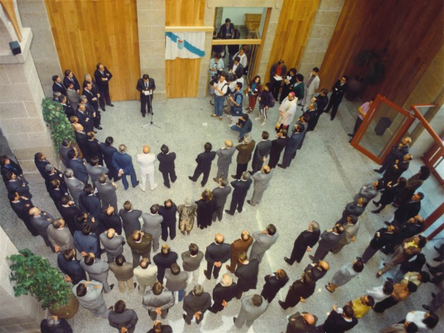 Acto inaugural celebrado o 10 de outubro de 1989